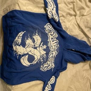 Hellstar Blue Yoga Hoodie